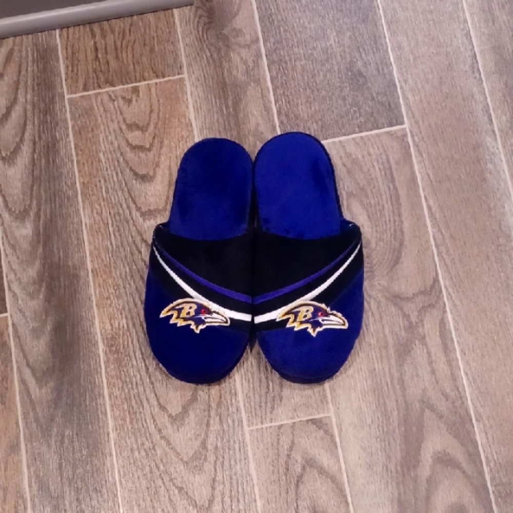 Baltimore Ravens Blue Slippers